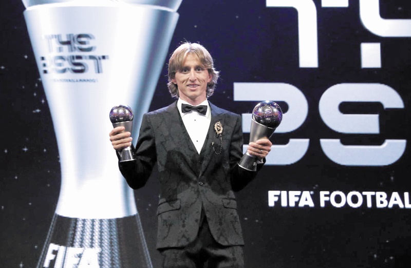 Trophées Fifa 2018 Modric met fin au règne de Ronaldo et Messi