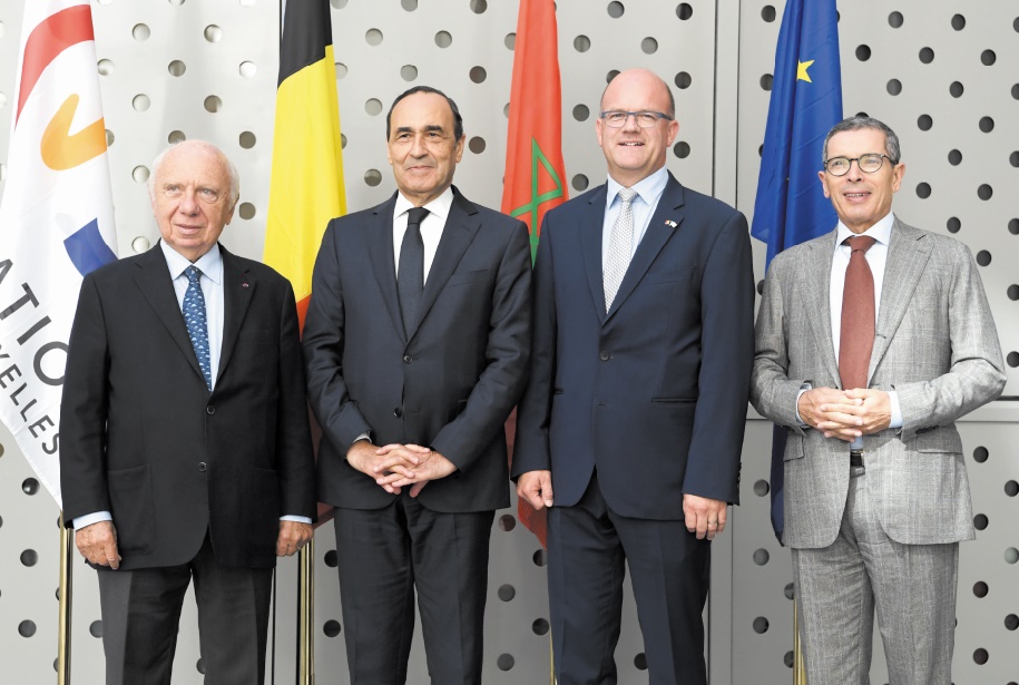 Habib El Malki s’entretient avec le président du Parlement de la Fédération Wallonie-Bruxelles