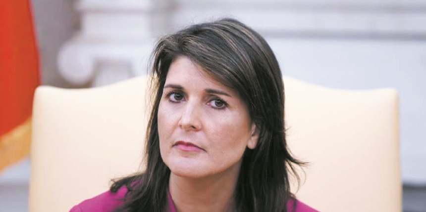 Nikki Haley, une étoile qui avait récemment pâli à l'ONU Nikki Haley, une étoile qui avait récemment pâli à l'ONU