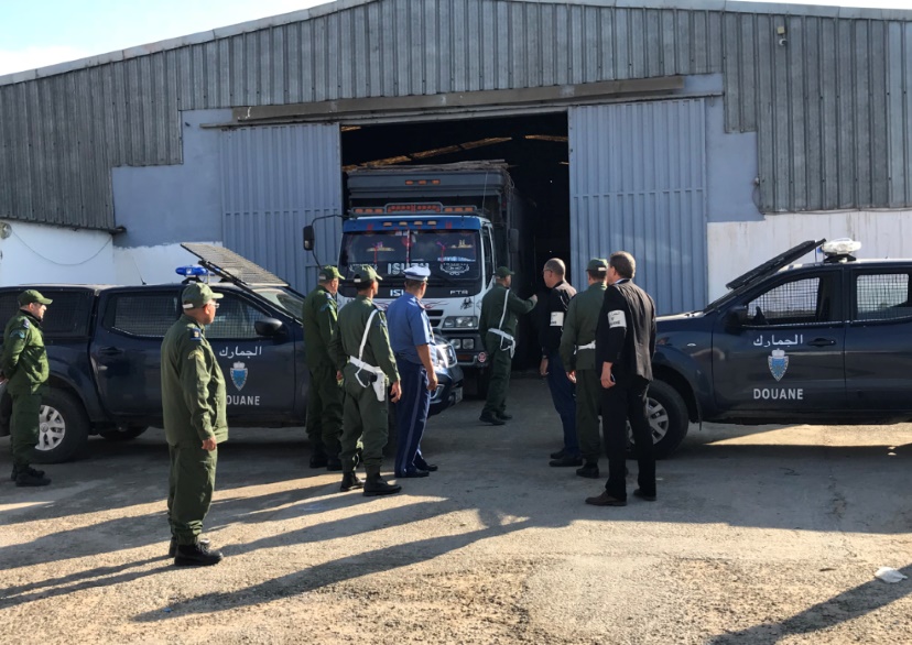 Coup dur porté par la brigade nationale des douanes aux contrebandiers Coup dur porté par la brigade nationale des douanes aux contrebandiers