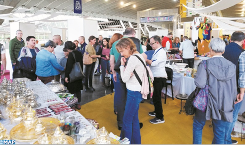 Grande affluence au pavillon marocain à la Foire tricontinentale de l'artisanat de Tenerife