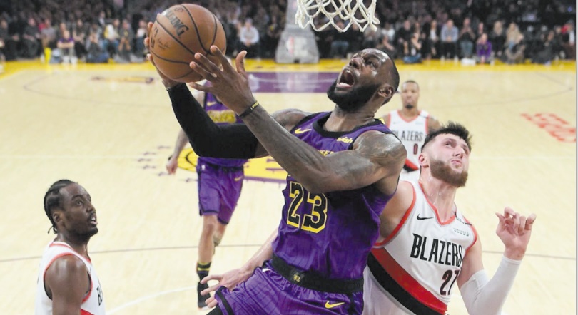 LeBron James toujours plus haut