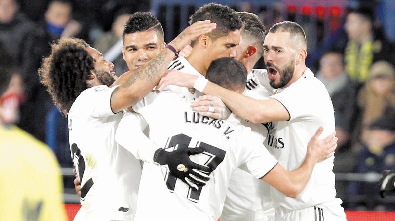 Le Real Madrid se rapproche du podium