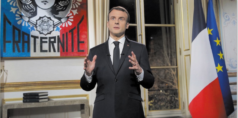 Emmanuel Macron  lance le grand débat 