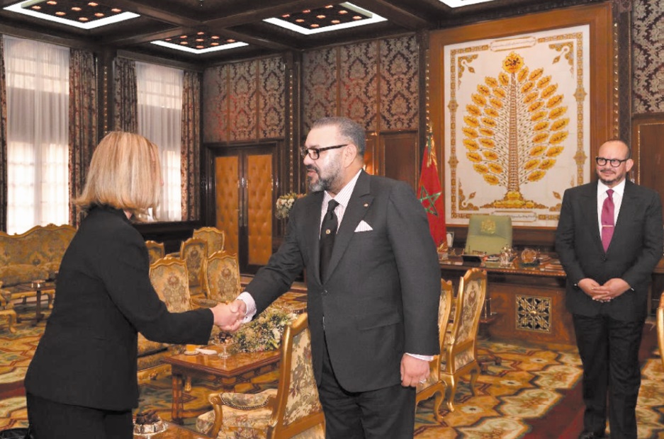 Federica Moghrerini reçue en audience par S.M le Roi Mohammed VI