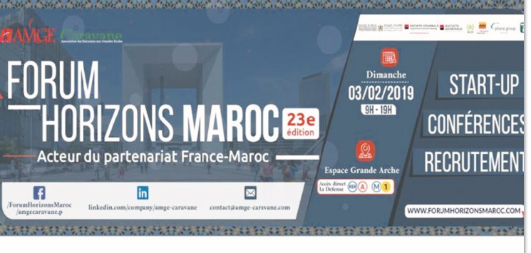 Tenue à Paris du Forum Horizons Maroc