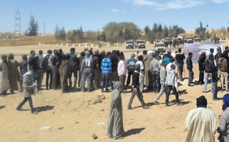 Sit-in et manifestations secouent les camps de Tindouf
