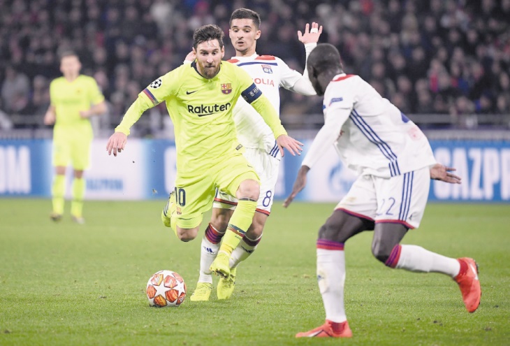 Messi dans la nasse lyonnaise