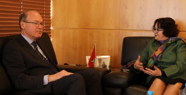 La présidente de la HACA s’entretient avec l’ambassadeur d’Ukraine au Maroc