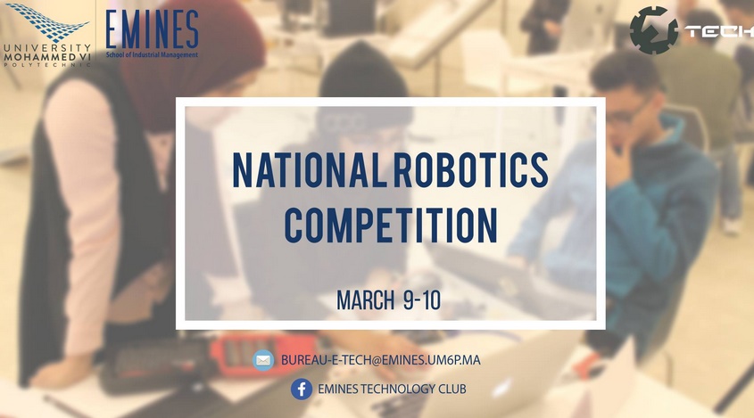 Des jeunes étudiants en conclave à l'UM6P pour la 1ère édition de “la National Robotics Competition” Des jeunes étudiants en conclave à l'UM6P pour la 1ère édition de “la National Robotics Competition”