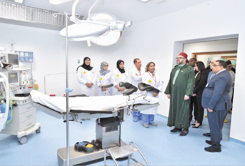 S.M le Roi inaugure un Centre médical de proximité à l'arrondissement de Sidi Moumen