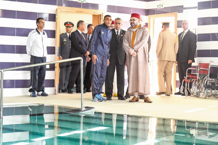 S.M le Roi inaugure la section régionale du Centre national Mohammed VI des personnes en situation de handicap