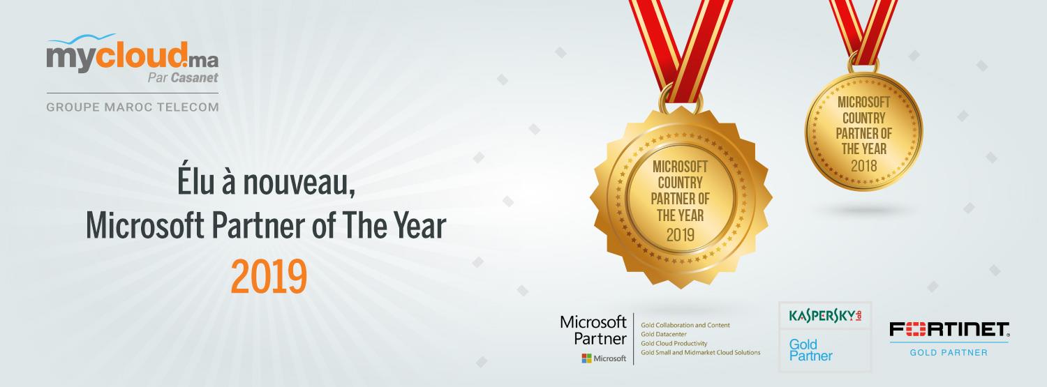 Mycloud.ma par Casanet désigné “Country Partner of the Year”