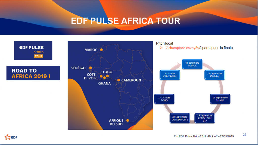 ​Trois projets primés lors du challenge EDF Pulse Africa Tour Maroc