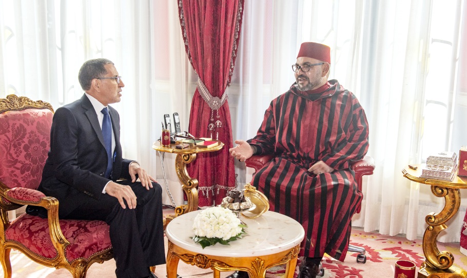 S.M le Roi reçoit Saad Eddine El Otmani