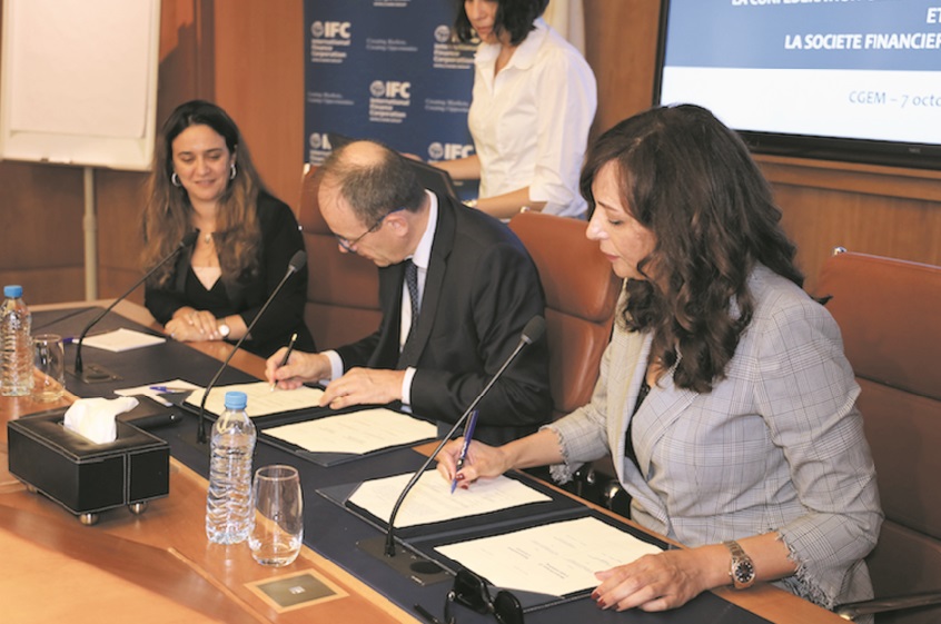 Signature d’un mémorandum d'entente entre l’IFC et la CGEM