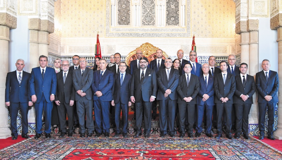 S.M le Roi reçoit le nouveau gouvernement et préside un Conseil des ministres