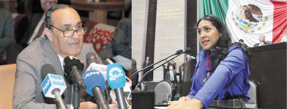 Habib El Malki, président de la Chambre des représentants.				           Maria del Carmen Bautista Peláez, présidente du groupe d'amitié Mexique-Maroc à la Chambre mexicaine des députés. Habib El Malki, président de la Chambre des représentants.				           Maria del Carmen Bautista Peláez, présidente du groupe d'amitié Mexique-Maroc à la Chambre mexicaine des députés.