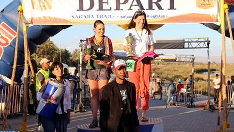 Aitmasri Hafid et Lodder Farah remportent le 16ème Sahara Trail de Zagora