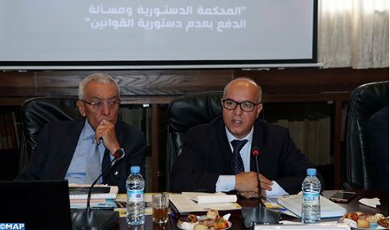 Le rôle de l'institution législative dans l'exception d'inconstitutionnalité des lois débattu à Rabat