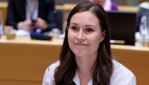 La Finlandaise Sanna Marin  Plus jeune chef de gouvernement  de la planète