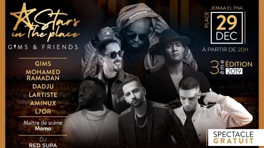 ​L’artiste, Mohamed Ramadan et Maitre Gims à Marrakech pour la 3ème édition de Stars in The Place