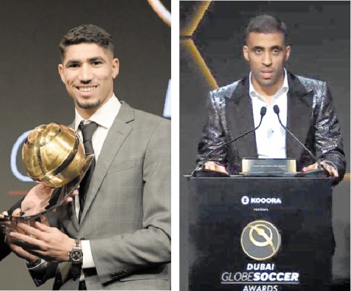 Globe Soccer Awards 2019 : Hakimi et Hamdallah sacrés