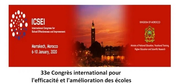 Congrès international pour l'efficacité et l'amélioration de l'école, du 6 au 10 janvier à Marrakech