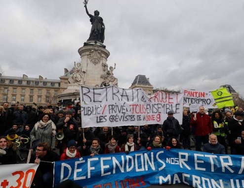 Nouvelle manifestation en France contre la réforme des retraites