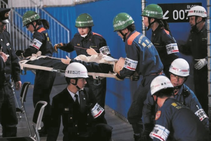 A Tokyo, la préparation des JO passe aussi par celle des séismes