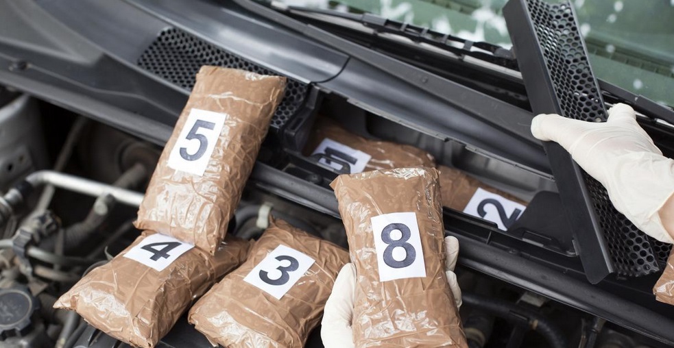 Insolite : Voiture bourrée de métamphétamines
