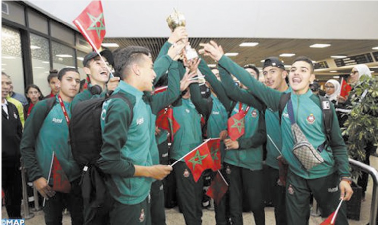 L'équipe nationale scolaire de cross-country accueillie avec les honneurs à Casablanca
