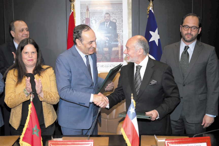 Mise en place d'un mécanisme de dialogue parlementaire entre le Maroc et le Chili
