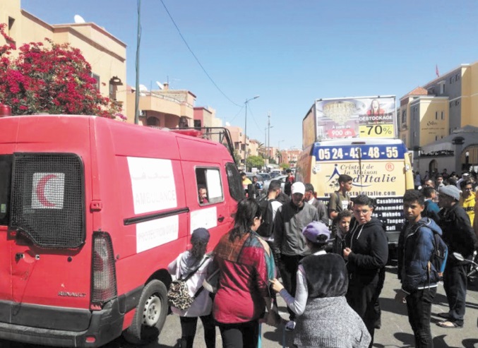 Enquête préliminaire sur le chauffard qui a blessé des élèves à Marrakech Enquête préliminaire sur le chauffard qui a blessé des élèves à Marrakech