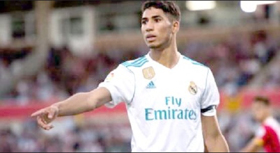 Hakimi au Real Madrid jusqu'en 2023