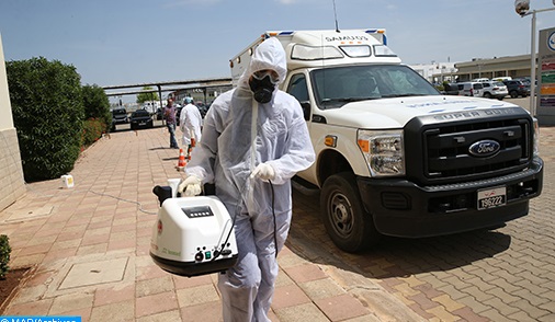 Le conseil de la région Dakhla-Oued Eddahab poursuit l'opération de désinfection Le conseil de la région Dakhla-Oued Eddahab poursuit l'opération de désinfection