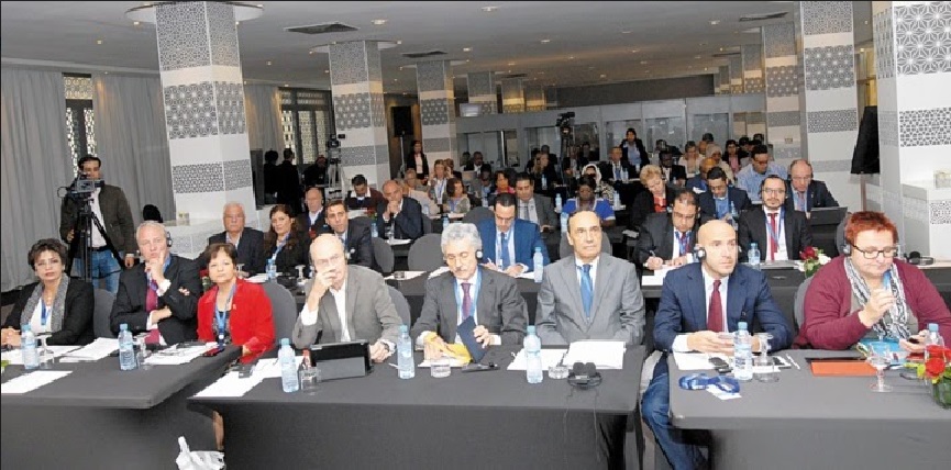 Photo prise à l’ouverture du séminaire de l’Alliance progressiste tenu à Rabat en novembre 2015
