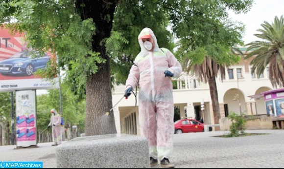 Vaste opération de désinfection des véhicules à Tlat Sidi Bouguedra