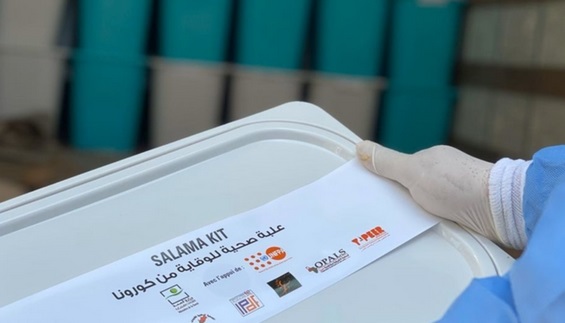 Distribution des “Salama Kits” à Tanger