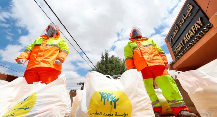 Mobilisation pour la remise de 7.918 paniers d’aide alimentaire aux nécessiteux de Marrakech Mobilisation pour la remise de 7.918 paniers d’aide alimentaire aux nécessiteux de Marrakech
