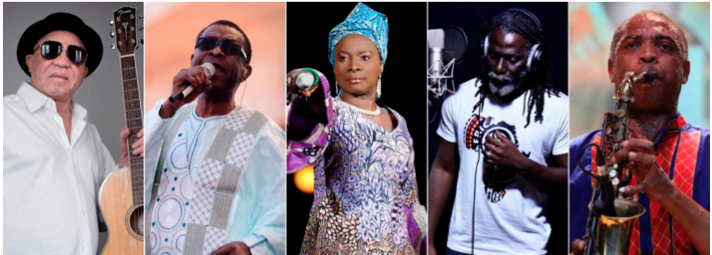 Les stars de la musique africaine en concert virtuel Les stars de la musique africaine en concert virtuel