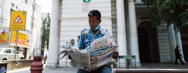Le coronavirus, coup fatal pour les journaux indiens ?