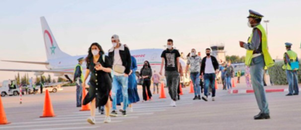 Un troisième groupe de Marocains rapatriés de Turquie Un troisième groupe de Marocains rapatriés de Turquie