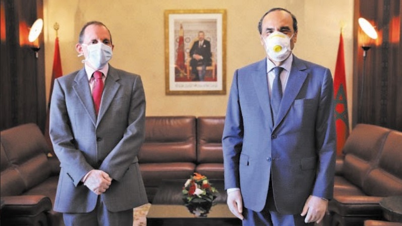 Le président de la Chambre des représentants reçoit l’ambassadeur de Grande-Bretagne à Rabat