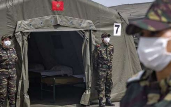 Sur Hautes instructions Royales : Mise en place d’un hôpital militaire de campagne à Beyrouth Sur Hautes instructions Royales : Mise en place d’un hôpital militaire de campagne à Beyrouth