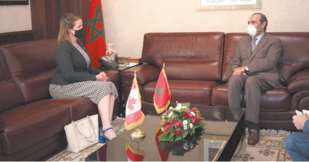 Habib El Malki reçoit la nouvelle ambassadrice du Canada à Rabat