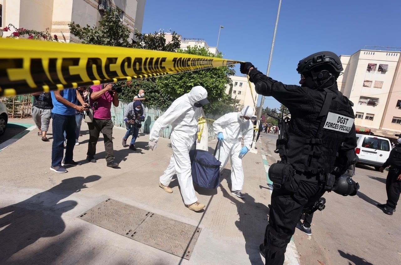 Saisie à Témara d' un véhicule frigorifique contenant des substances explosives