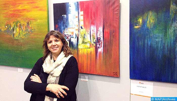 Hayat Saidi: Malgré le coronavirus, le pinceau continuera à répandre l’ amour et la beauté