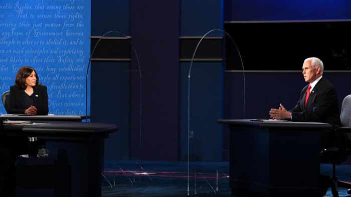 Harris et Pence s'affrontent sur le Covid-19 lors d' un débat ferme mais courtois