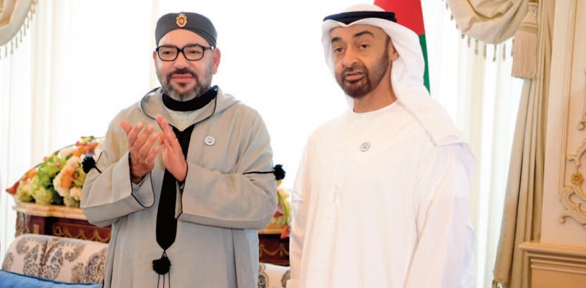 Entretien téléphonique entre S.M le Roi et Cheikh Mohammed Bin Zayed Al-Nahyane
